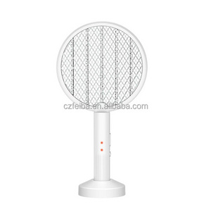 Portable mosquito racket mini bug zapper fly catcher lamp rechargeable fly swatter Racket mosquito zapper bat