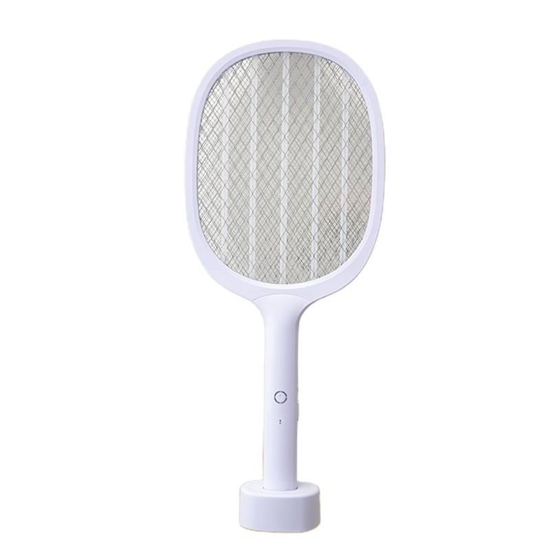 Battery USB Rechargeable Bug Zapper Racket Large Electric Fly Swatter Mosquito Killer for Indoor