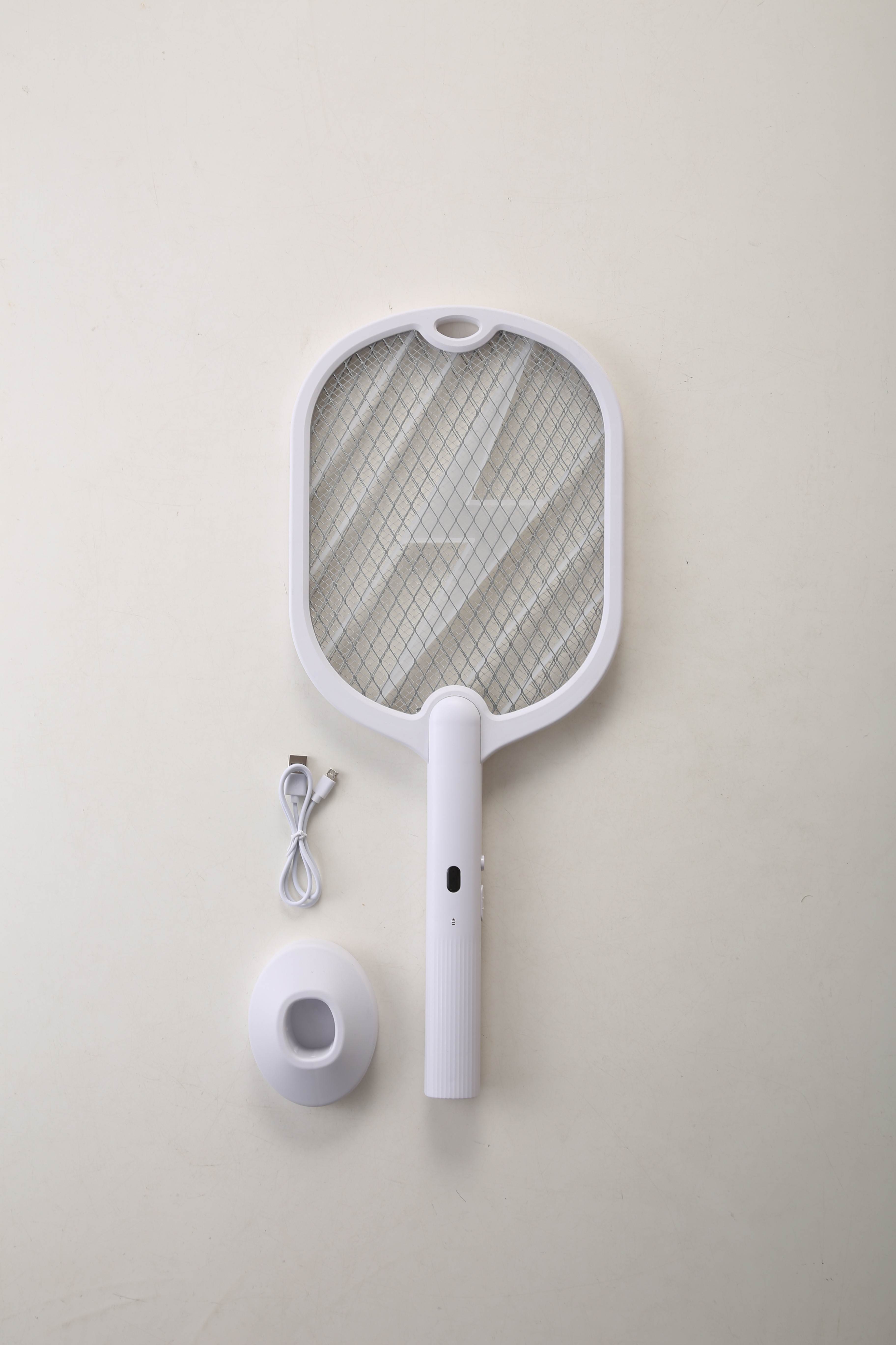 Factory direct sale  ABS 2 in 1 Rechargeable Electric Mosquito Killer Racket  mosquito Swatter lure led lamp for indoor