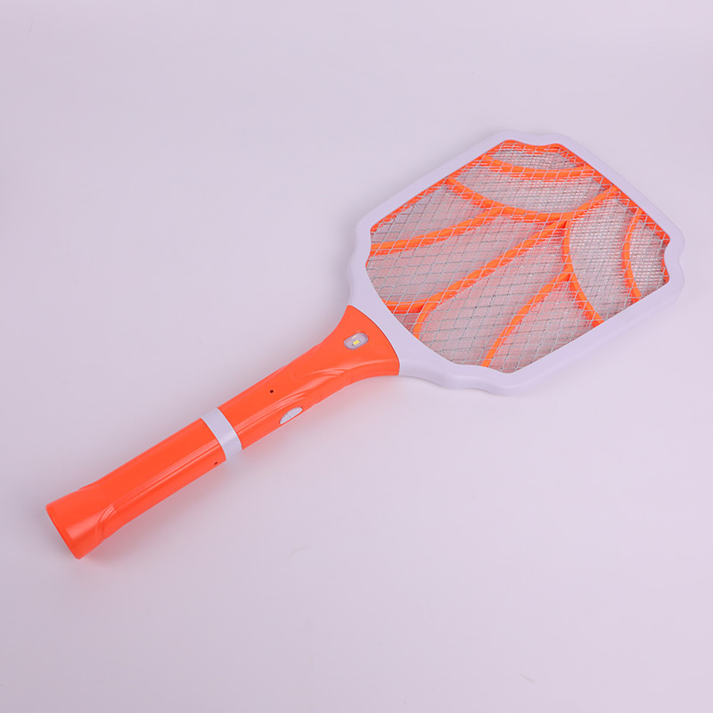 Fhiaba High quality electronic mosquito killer bat fly swatter Handheld Bug Zapper Racket with flashlight