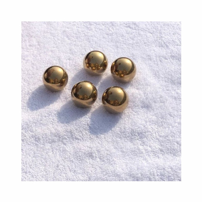 1mm 0.8mm Solid Ball 17mm Shiny Finish Copper Sphere