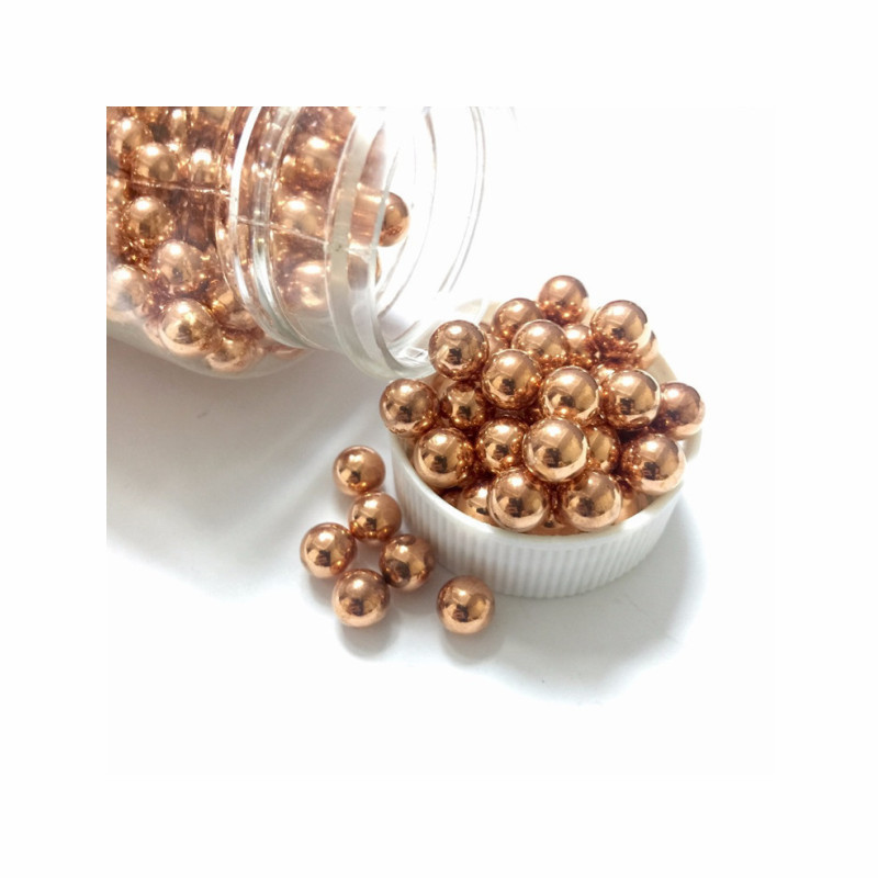 1mm 0.8mm Solid Ball 17mm Shiny Finish Copper Sphere