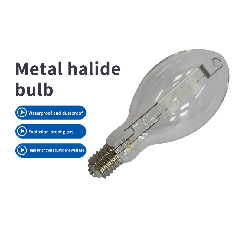 Good Quality Metal Halide Lamp Bulb 70W 100W 150W 250W 400W 1000W Quartz Glass Metal Halide Light Bulb