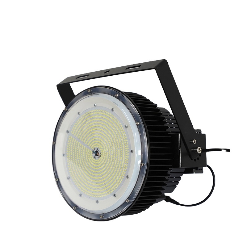 Ip65 Outdoor Floodlights Sports Field Lighting Round Height Power 300-1000w Portable Floodlight