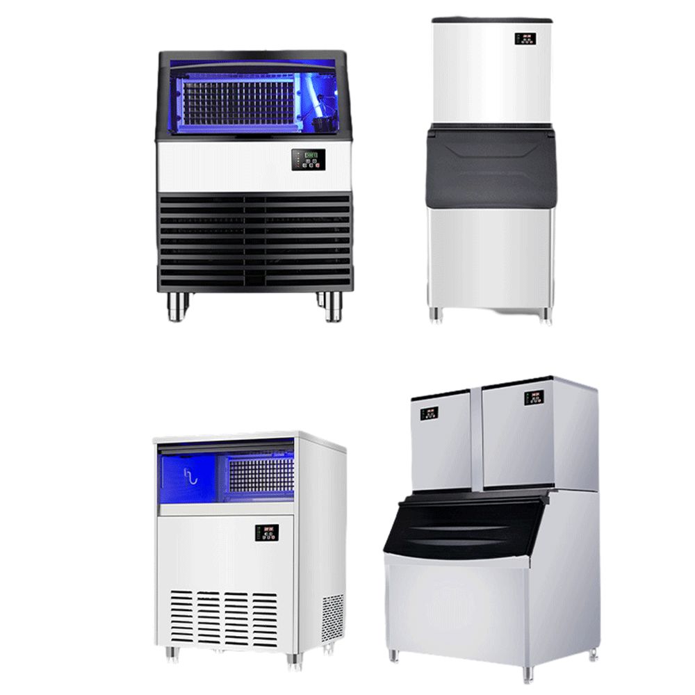 200kg Per Day Granular Snowflake Ice Making Machine Summer Dessert Ice Maker Under Counter Ice Machine