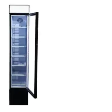 Custom logo commercial frozen refrigerator vertical freestanding compressor r600a fridge freezer for ice cream display