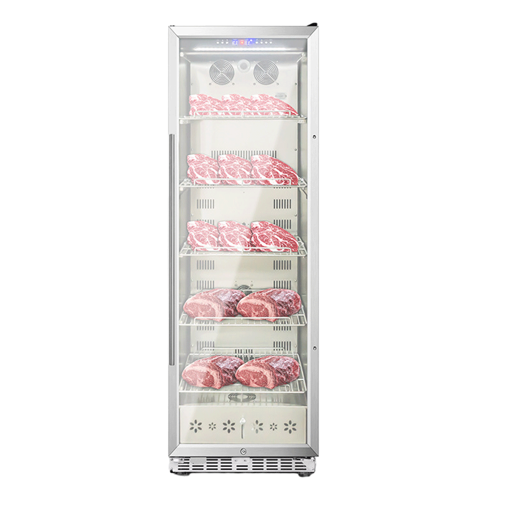 Glass Door Dry Ager Steak Aging Fridge Machine meat refrigerator dry cured curing cabinet chamber