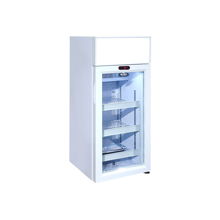 Cheap Price 55L Mini Counter Top Ice Cream Display Freezer