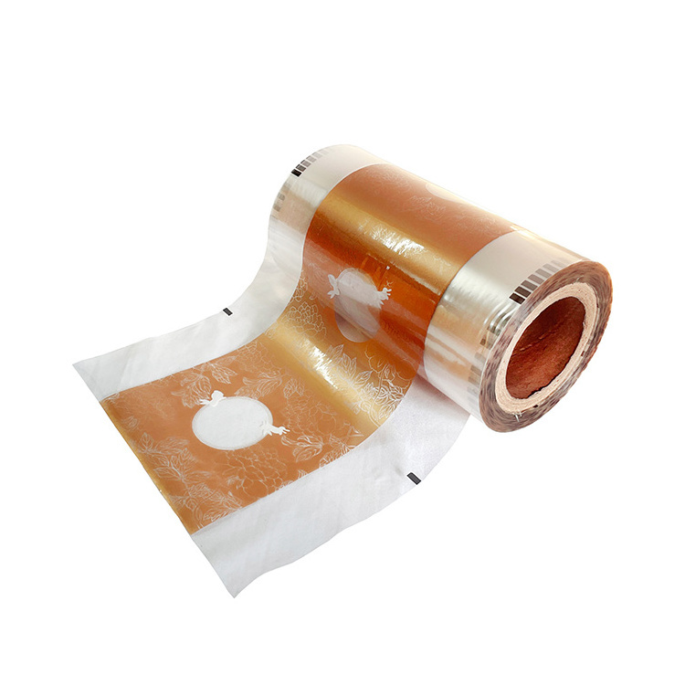 printed laminated food packaging plastic roll film flexible wrapping film roll aluminium foil packaging film