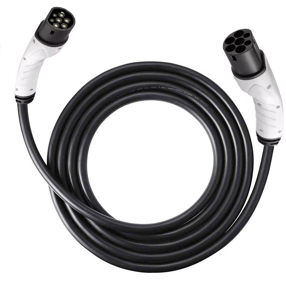 Fisher Type2 IP54 EV Charging Cable 16A 3-Phase AC Charging connector wIth 5 meters cable