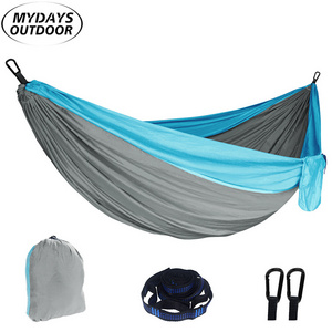 Mydays Outdoor Lightweight Waterproof Soft Comfortable Portable Folding Camping Outdoor Hammock with Storage Bag