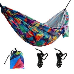 Mydays Outdoor Portable Lightweight Durable Soft Accessories Hamacas Colgantes Outdoor A Camping Hammock with Storage Bag