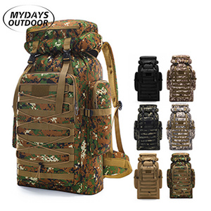 Mydays Outdoor Extra Large Custom Waterproof Adjustable Straps 2 In 1 Hiking Tactical Backpack with Multiple Color Options