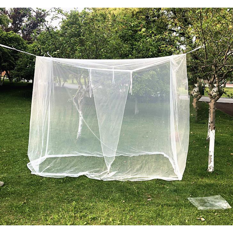 Lightweight White Single Bed Compact Canopy Net Mesh Camping Mosquito Nets for Outdoor Hiking Climbing