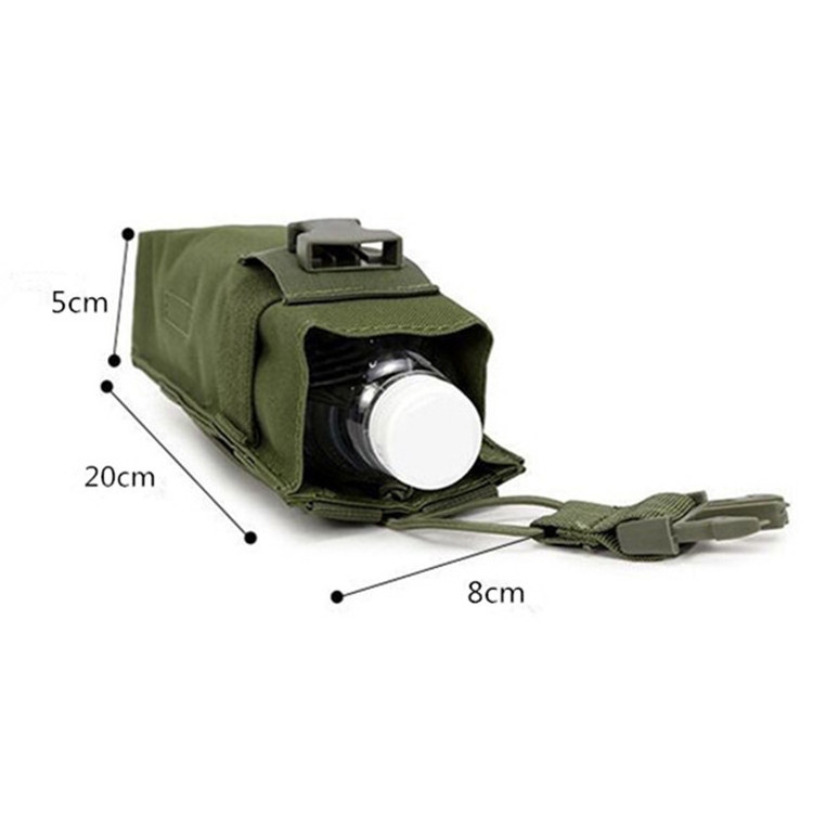 Mydays Outdoor Lightweight Utility Molle Tactical Flashlight Pouch Holder for Belt