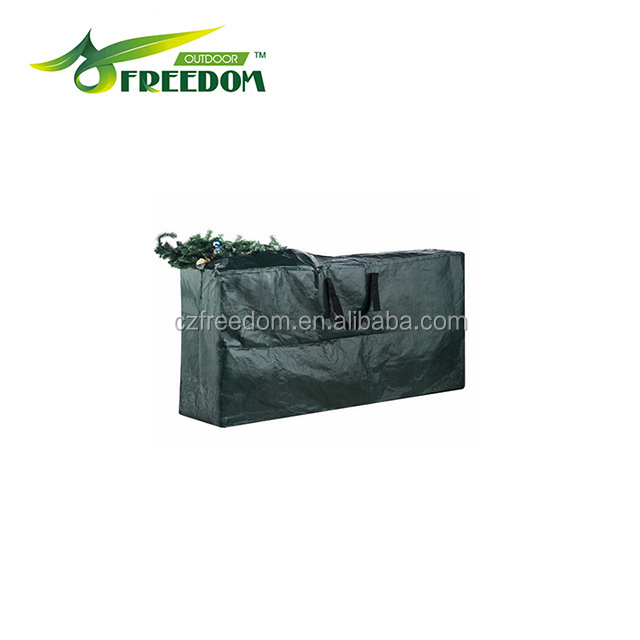 PE Woven Green  christmas tree storage bag