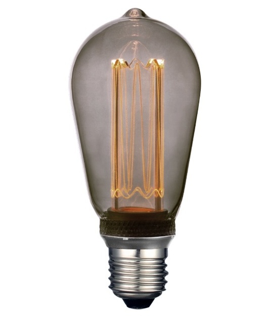 Hot sale 20W Vintage lamp  retro antique amber clear glass ST19 ST21 led edison bulb