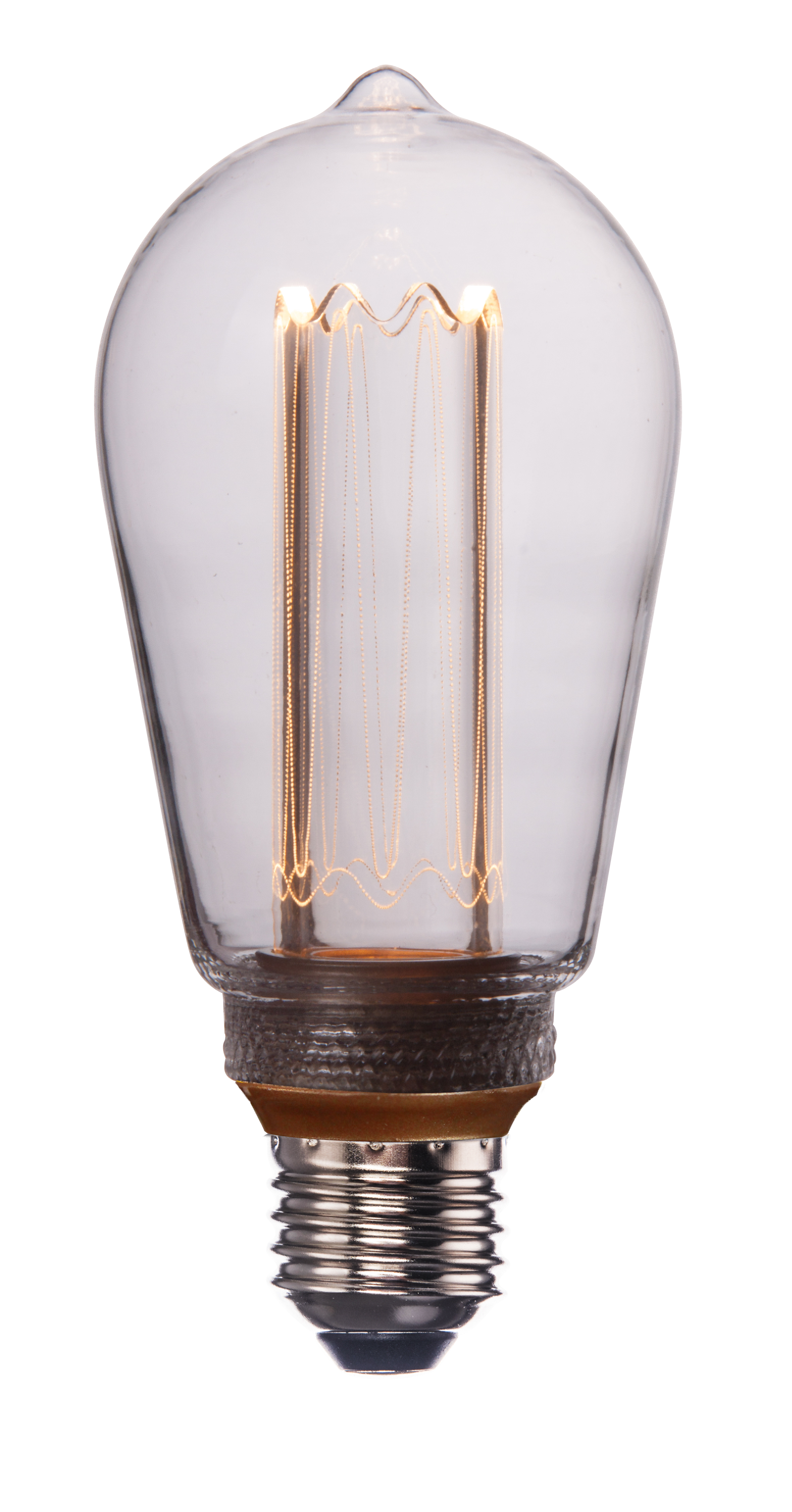 Hot sale 20W Vintage lamp  retro antique amber clear glass ST19 ST21 led edison bulb