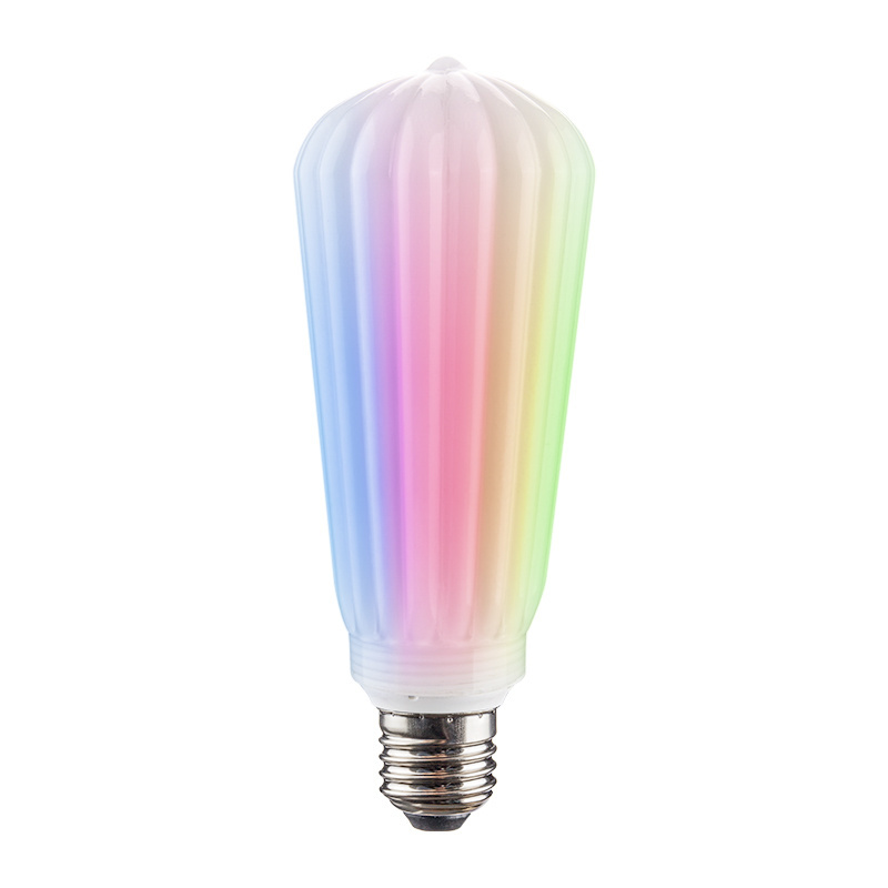 Wholesale Price  RGB Smart Wifi Dimmable Led Edison Bulb WiFi App Control RGB colorful Smart Home Lights