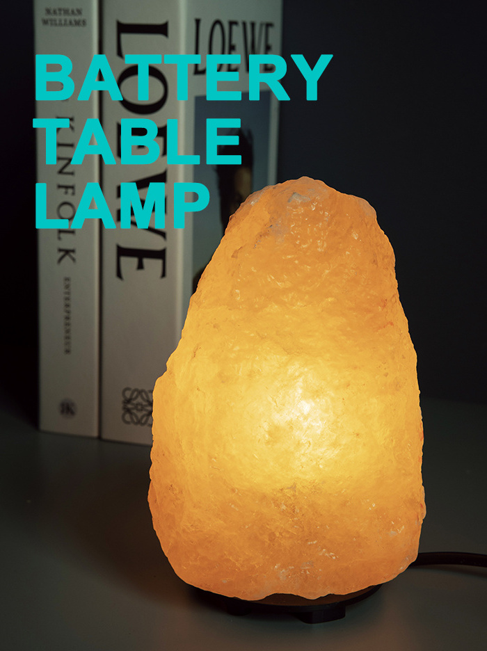 Modern design crystal night lamp decorative himalayan salt lamp Mountain hotel retro Marble battery lights led table lamps