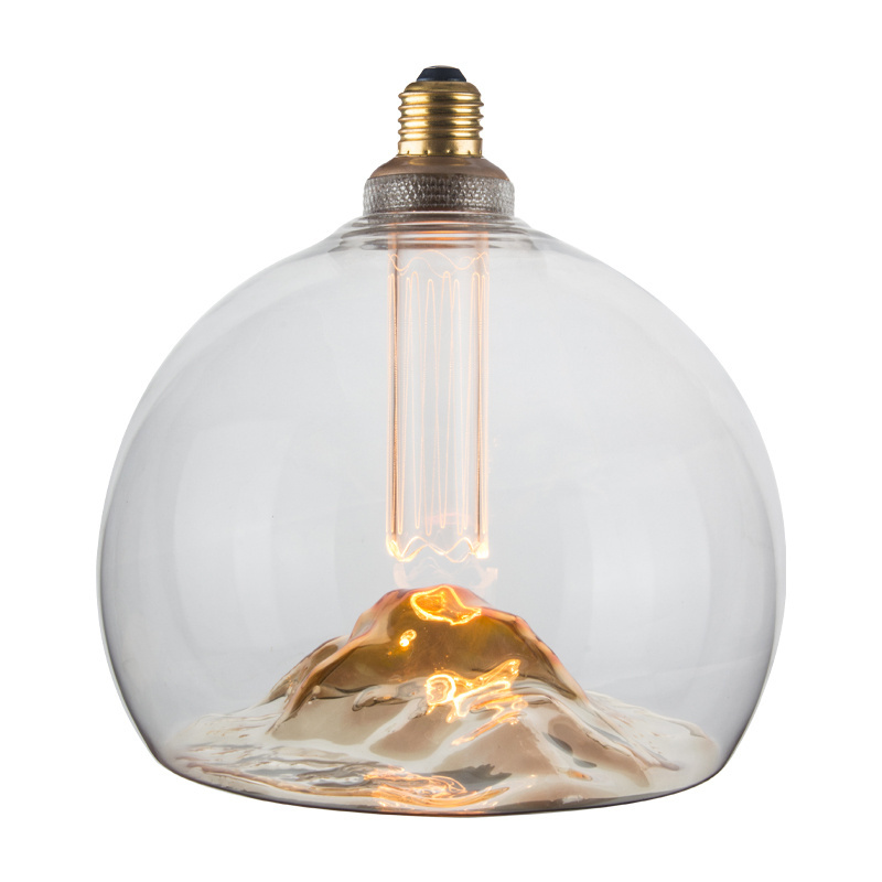 Luxury ambience Mountain shape light bulbs  E27  Led Edison bulb for restaurant bar home 2.5/3.5/4w decorative lighting