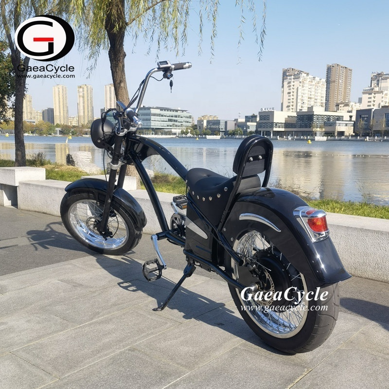 Gaea electric bikes for adults two wheels electric bicycle fat tire e bike chopper