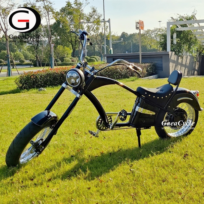 Gaea electric bikes for adults two wheels electric bicycle fat tire e bike chopper