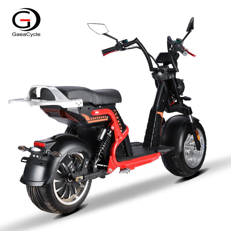 GaeaCycle 2023 New Model EEC COC Factory Price Citycoco 4000w Electric Scooter with 12inch Fat Tires