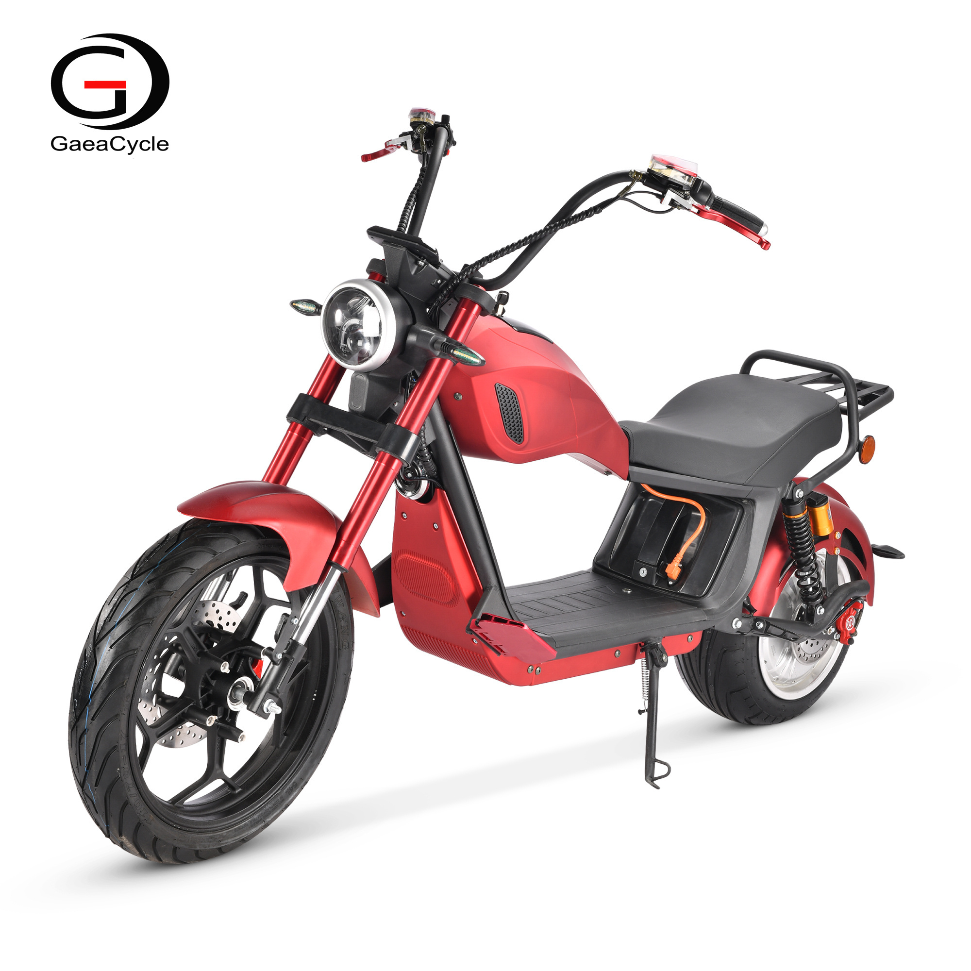 GaeaCycle CP-6 Citycoco Electric Chopper Motorcycle Scooter 2000W 45km/h COC Street Legal for Adults