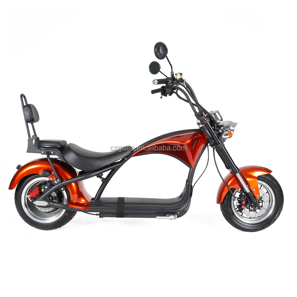 EEC COC 45km/h L1e City Coco Electric Chopper Scooter 2 Seater Citycoco M1 2000W 60V 20Ah Eu Warehouse