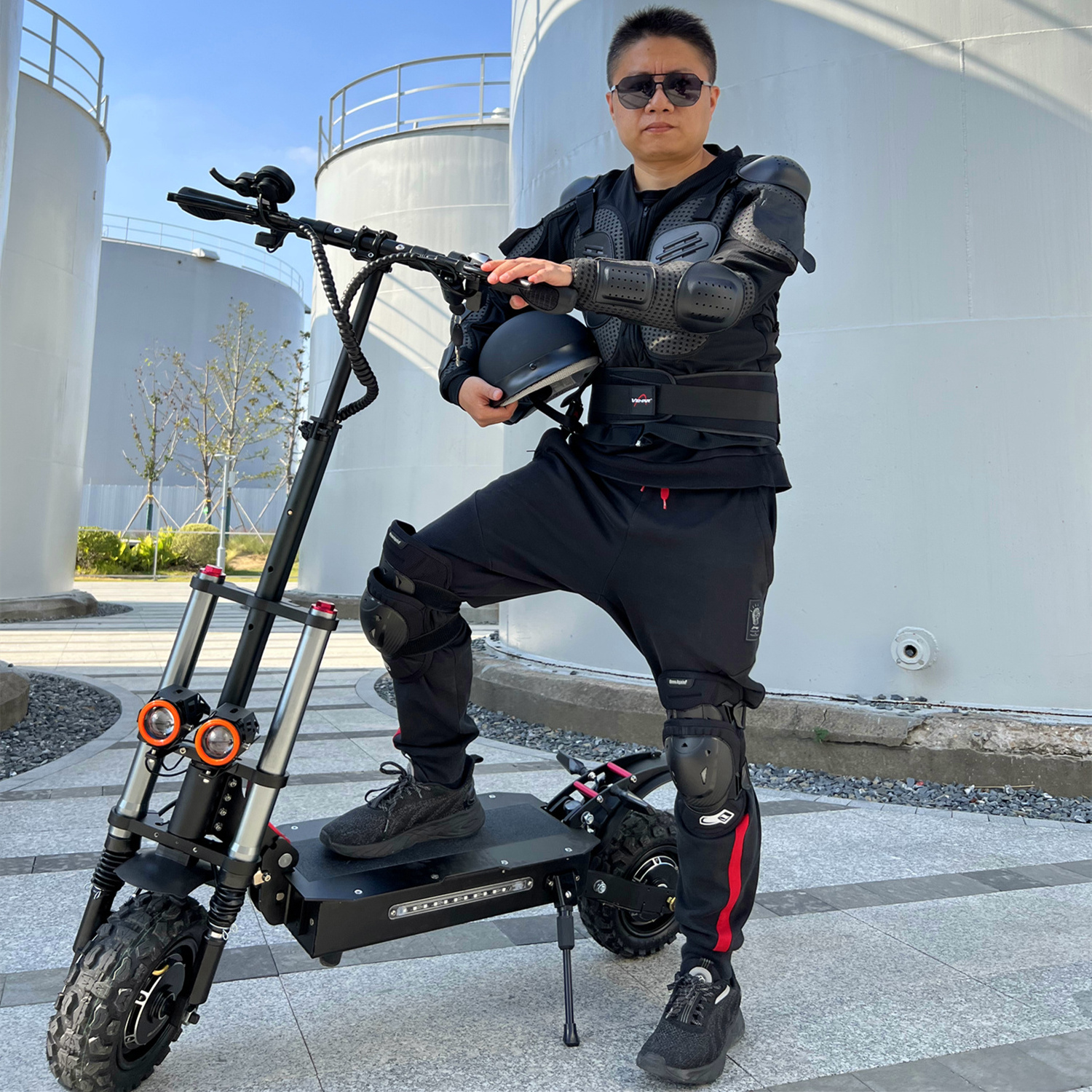 GaeaCycle S3 60V 38Ah Fast Electric Scooter 50 Mph Powerful 5600W Dual Motor 11