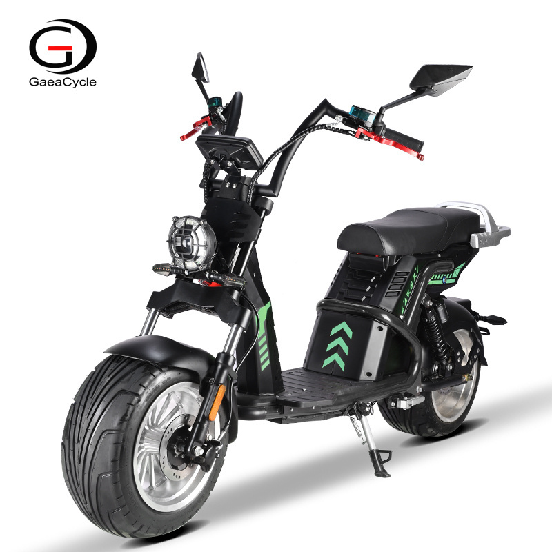 GaeaCycle 2023 New Model EEC COC Factory Price Citycoco 4000w Electric Scooter with 12inch Fat Tires