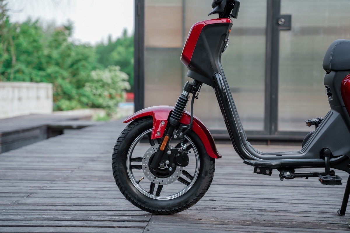 EU Warehouse Gaeacycle Electric Scooter Moped with Pedal Assist 1000w 20ah 50km Range