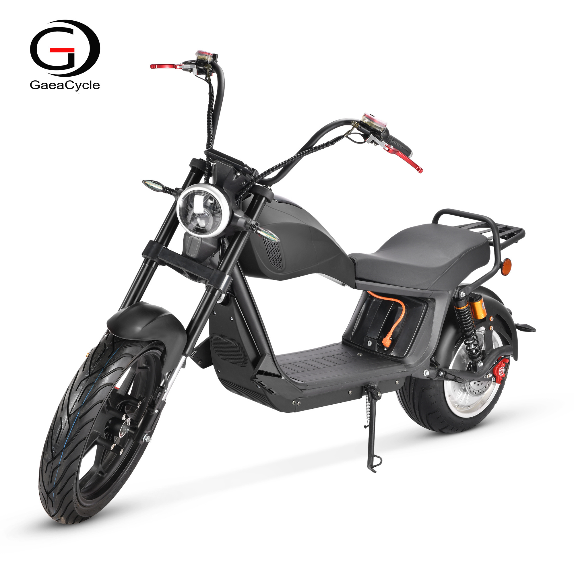 GaeaCycle CP-6 Citycoco Electric Chopper Motorcycle Scooter 2000W 45km/h COC Street Legal for Adults