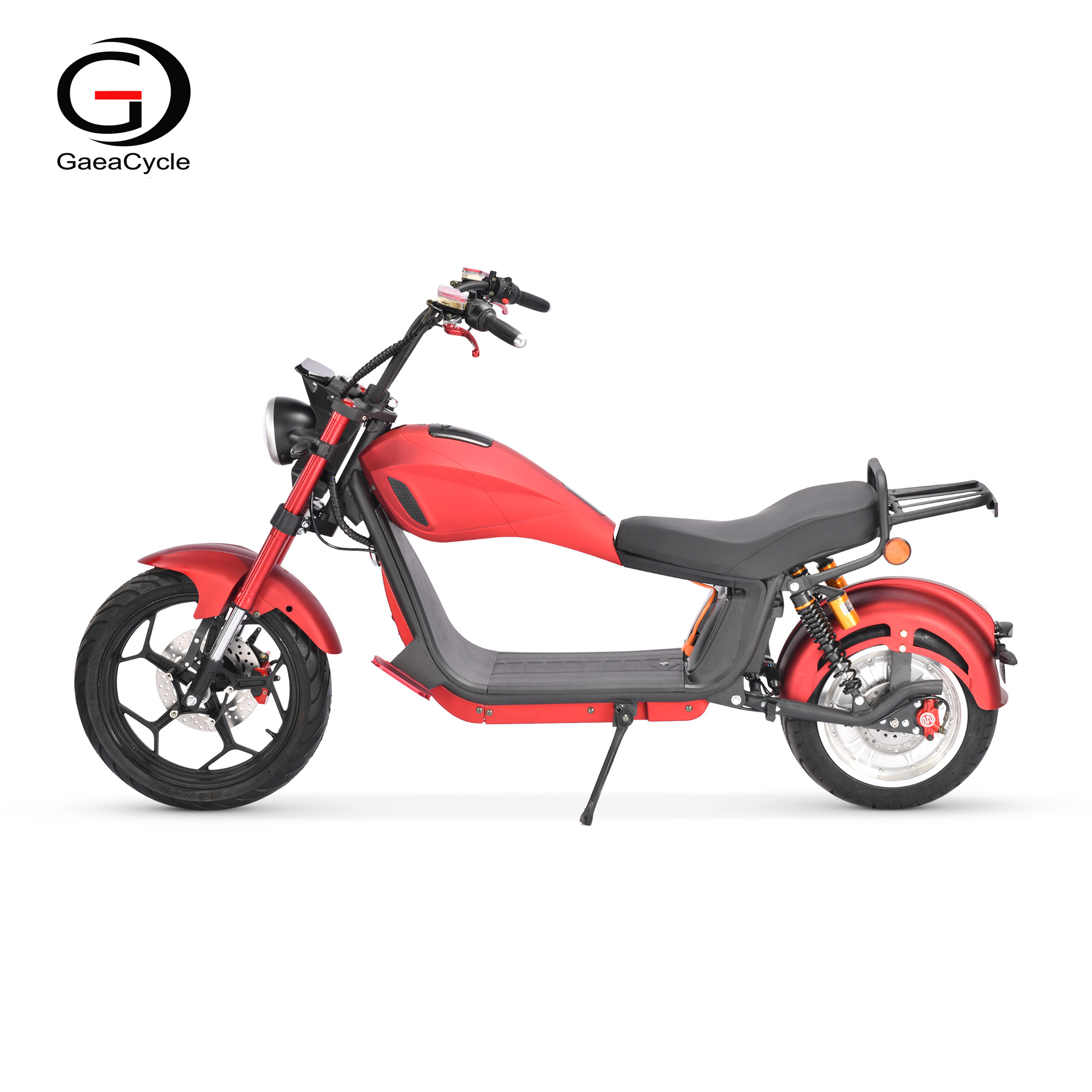 GaeaCycle CP-6 Citycoco Electric Chopper Motorcycle Scooter 2000W 45km/h COC Street Legal for Adults