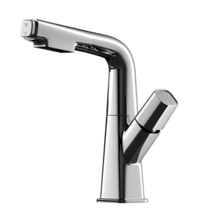 Cold and Hot Dual control Draw and pull freely Refined copper Faucet Water Tap Universal rotation faucet for Kitchen washing