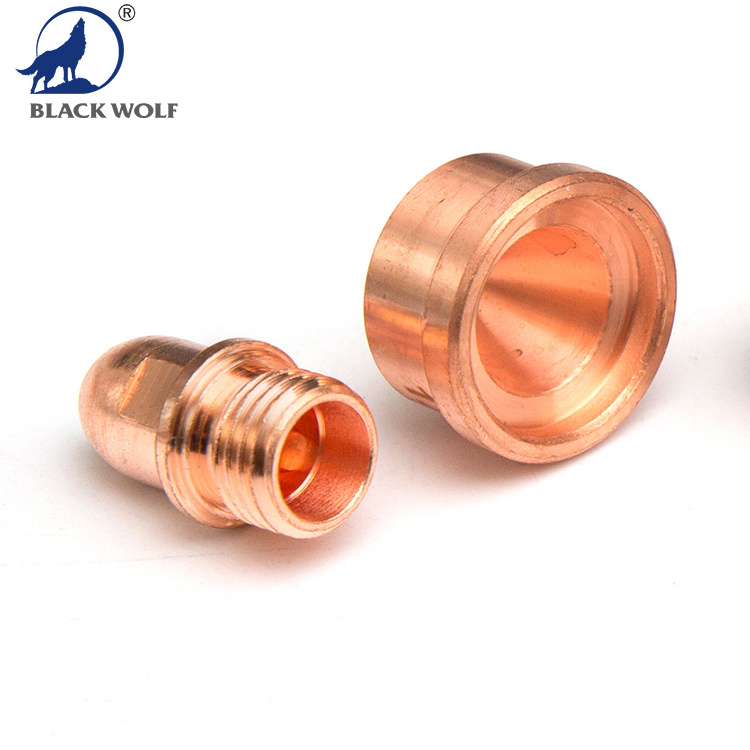 BLACK WOLF  Plasma cutting torch Nozzle and Electrode compatible for Trafimet A141 A140 CB150