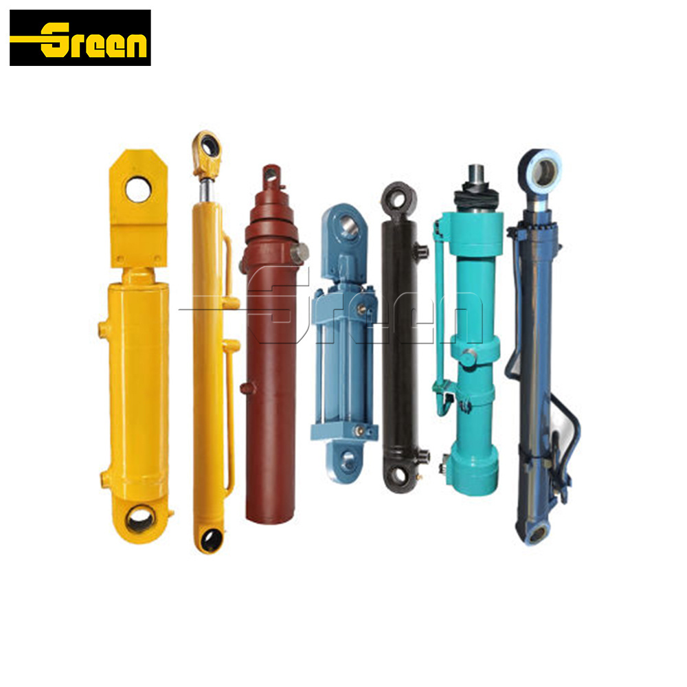 Steering Sestem 2 Pumps Cylinder-block Valve 10 Ton Dump Truck Lift Solid Ram Short Jack Hydraulic Cylinder Jack