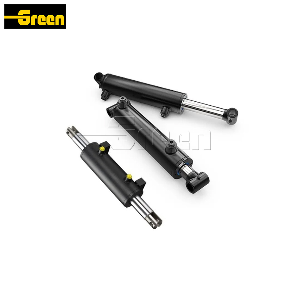 Steering Sestem 2 Pumps Cylinder-block Valve 10 Ton Dump Truck Lift Solid Ram Short Jack Hydraulic Cylinder Jack