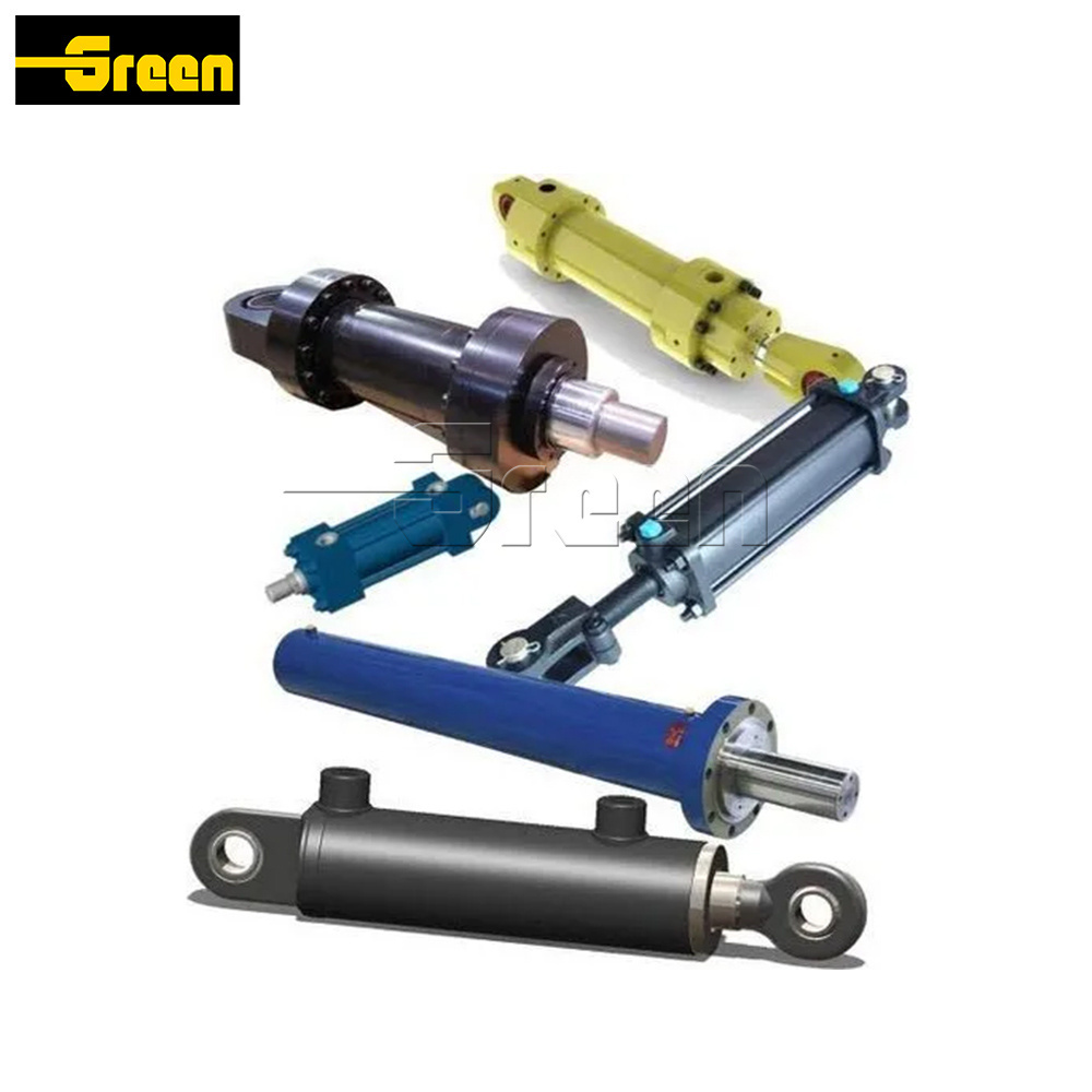 Steering Sestem 2 Pumps Cylinder-block Valve 10 Ton Dump Truck Lift Solid Ram Short Jack Hydraulic Cylinder Jack