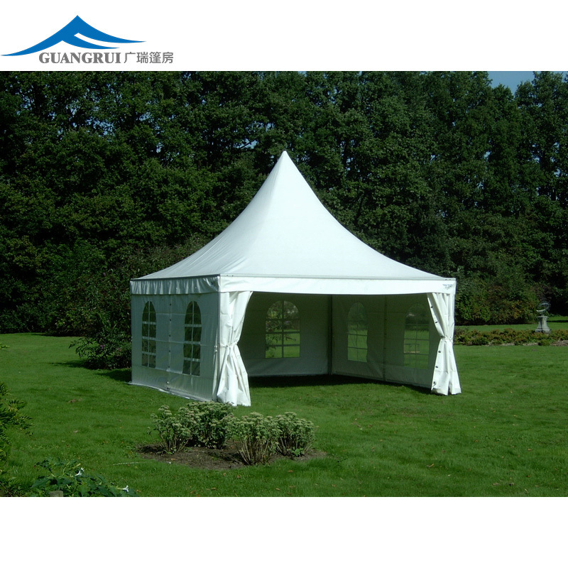 Aluminum Alloy PVC Wedding Tent 10x10 and 5x5 Pagoda Gazebo for Party Events Outdoor Trade Show Tents