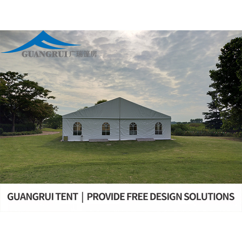 GUANGRUI 18*30 30*50 big white large outdoor wedding church marquee tent for  300 500people events party