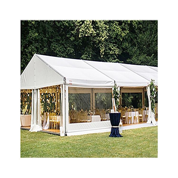 High Quality 9x15M with flooring Large Outdoor Transparent Clear Span Party Tent Marquee Tent For Wedding Party