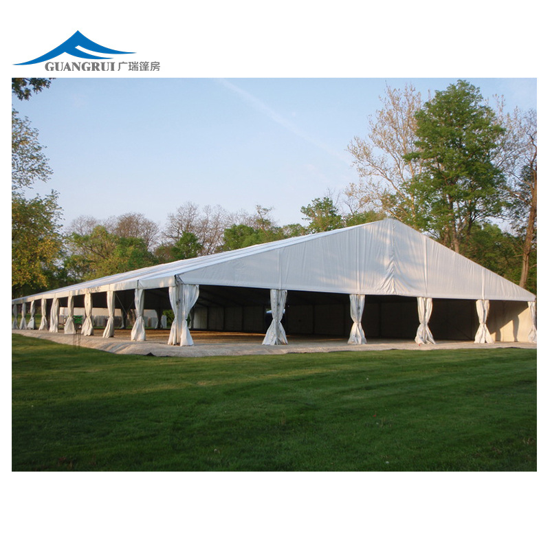 High Quality Aluminum Wedding Party Tent for Large White Church Event Clear Marquee with 500 Seats Table Chairs Trade Show Tents