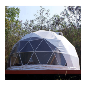 8M 10M Glass Glamping Dome House Luxury For Outdoor Hotels In Winter Tent