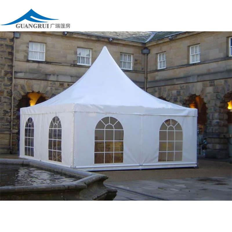 Luxury Outdoor Pagoda Tent 3X3 4X4 5X5 10X10 Waterproof Canopy for Indoor Party Use