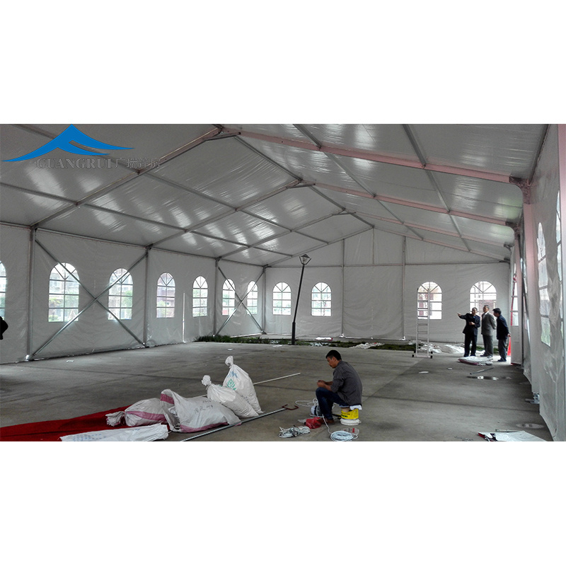 Transparent White Marquee Clear Large Wedding Tent for Outdoor Events Heavy Canopy with Floor for Parties and Trade Shows