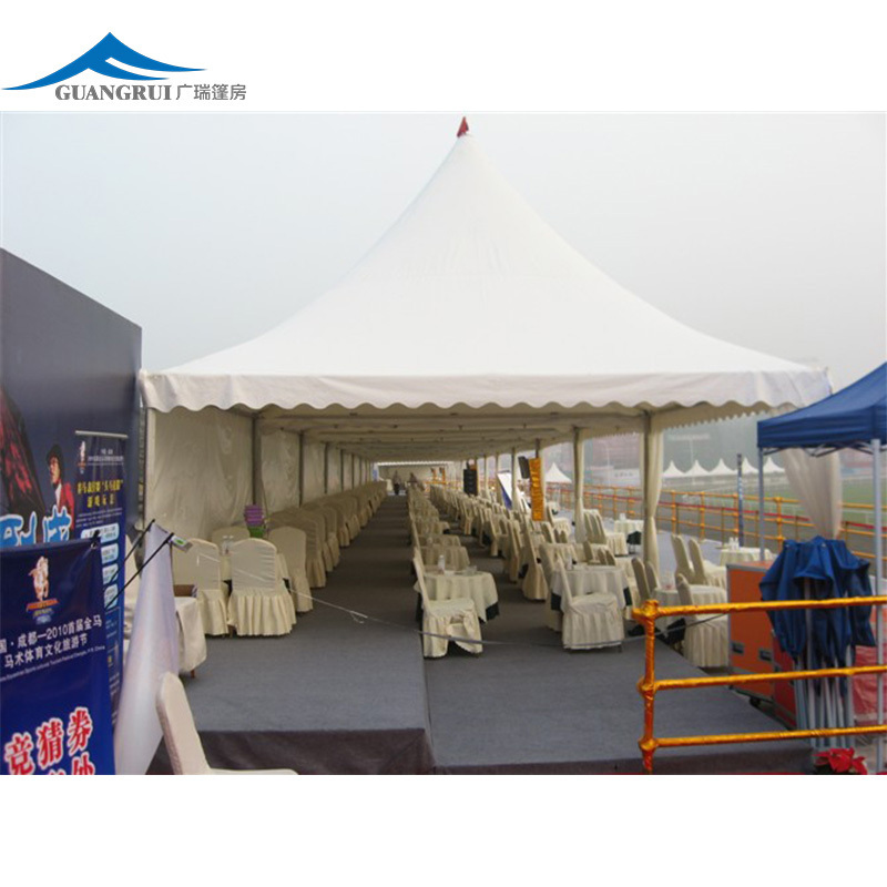 Aluminum Alloy PVC Wedding Tent 10x10 and 5x5 Pagoda Gazebo for Party Events Outdoor Trade Show Tents