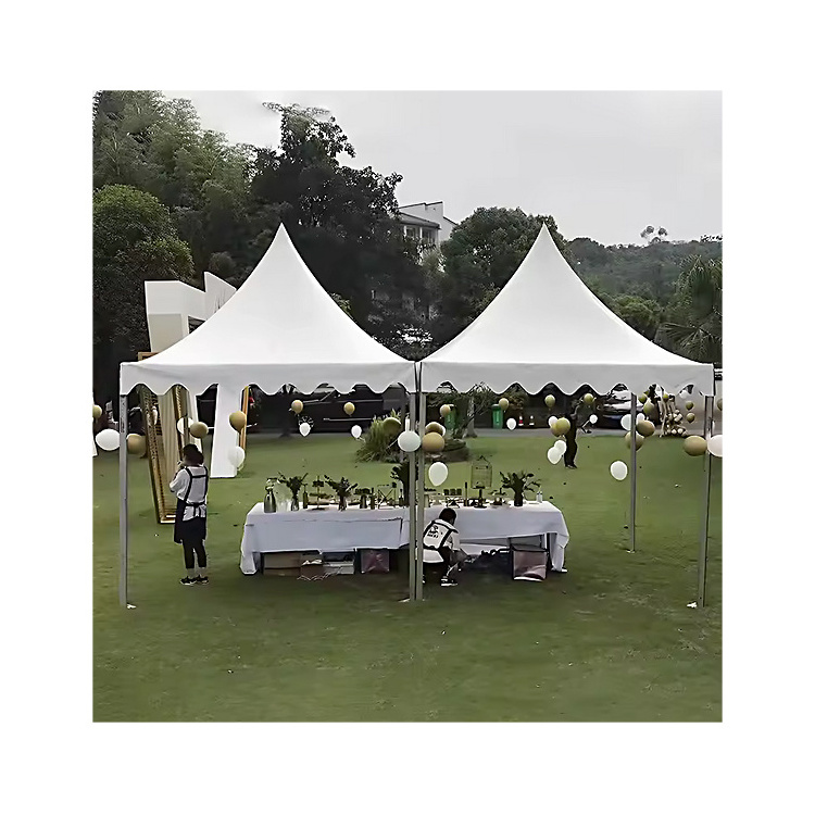 5X5 6x6 8x8m Canopy Tent Heavy Duty Party Tents Events Aluminium Waterproof Outdoor PVC Pagoda Tent