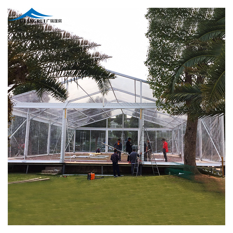 Marquee Wedding Party Tent for Outdoor 20x60m Large Clear PVC Screen Printing Aluminum Alloy Indoor Tent Stage Truss Aluminum